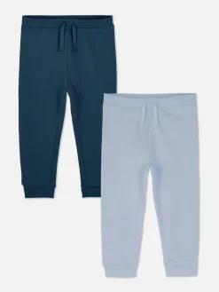 Lot De 2 Bas De Jogging à Revers Avec Cordon De Serrage|Primark Clearance