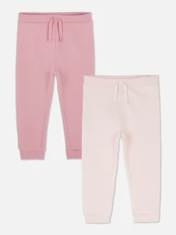 Lot De 2 Bas De Jogging à Revers Avec Cordon De Serrage|Primark Discount