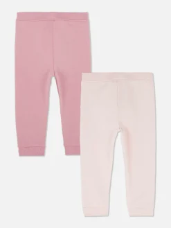 Lot De 2 Bas De Jogging à Revers Avec Cordon De Serrage|Primark Discount