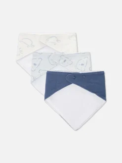 Lot De 3 Bavoirs Style Bandana à Motif Animal|Primark Discount