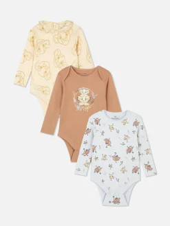 Lot De 3 Bodys Disney Le Roi Lion 30e Anniversaire|Primark Discount