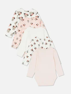 Lot De 5 Bodys Disney Minnie Mouse Et Daisy Duck|Primark Outlet