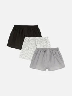 Lot De 3 Boxers à Carreaux Essential|Primark New