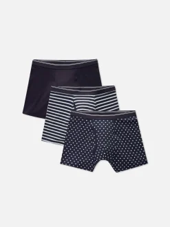 Lot De 3 Boxers à Pois Et Rayures|Primark Hot