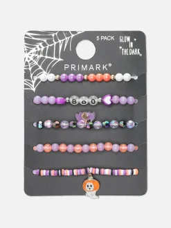 Lot De 5 Bracelets Ornés De Perles Halloween|Primark Outlet