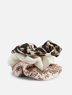 Lot De 3 Chouchous à Motifs Animal|Primark Discount