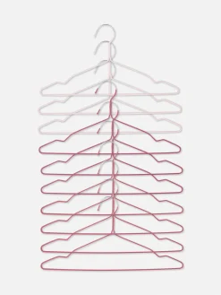 Lot De 10 Cintres En Métal Enduit|Primark New