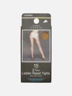 Lot De 2 Collants Résistants 15 Deniers|Primark Online