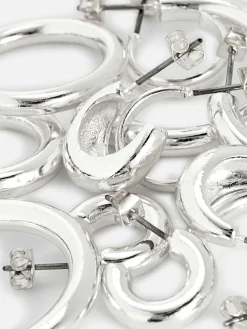 Lot De 6 Créoles épaisses|Primark Online