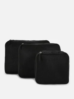 Lot De 3 Cubes De Rangement En Maille|Primark New