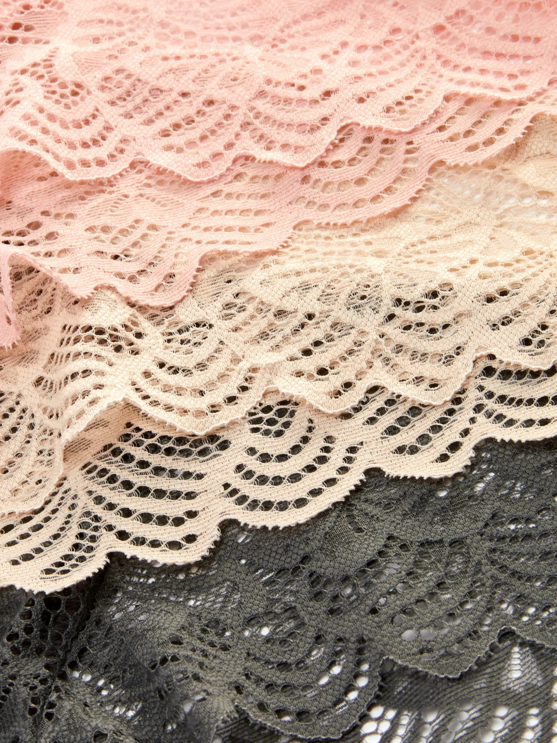 Lot De 3 Culottes Brésiliennes En Dentelle|Primark New