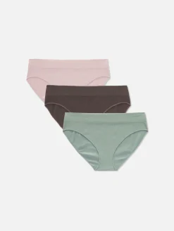 Lot De 3 Culottes Côtelées Sans Coutures|Primark Hot