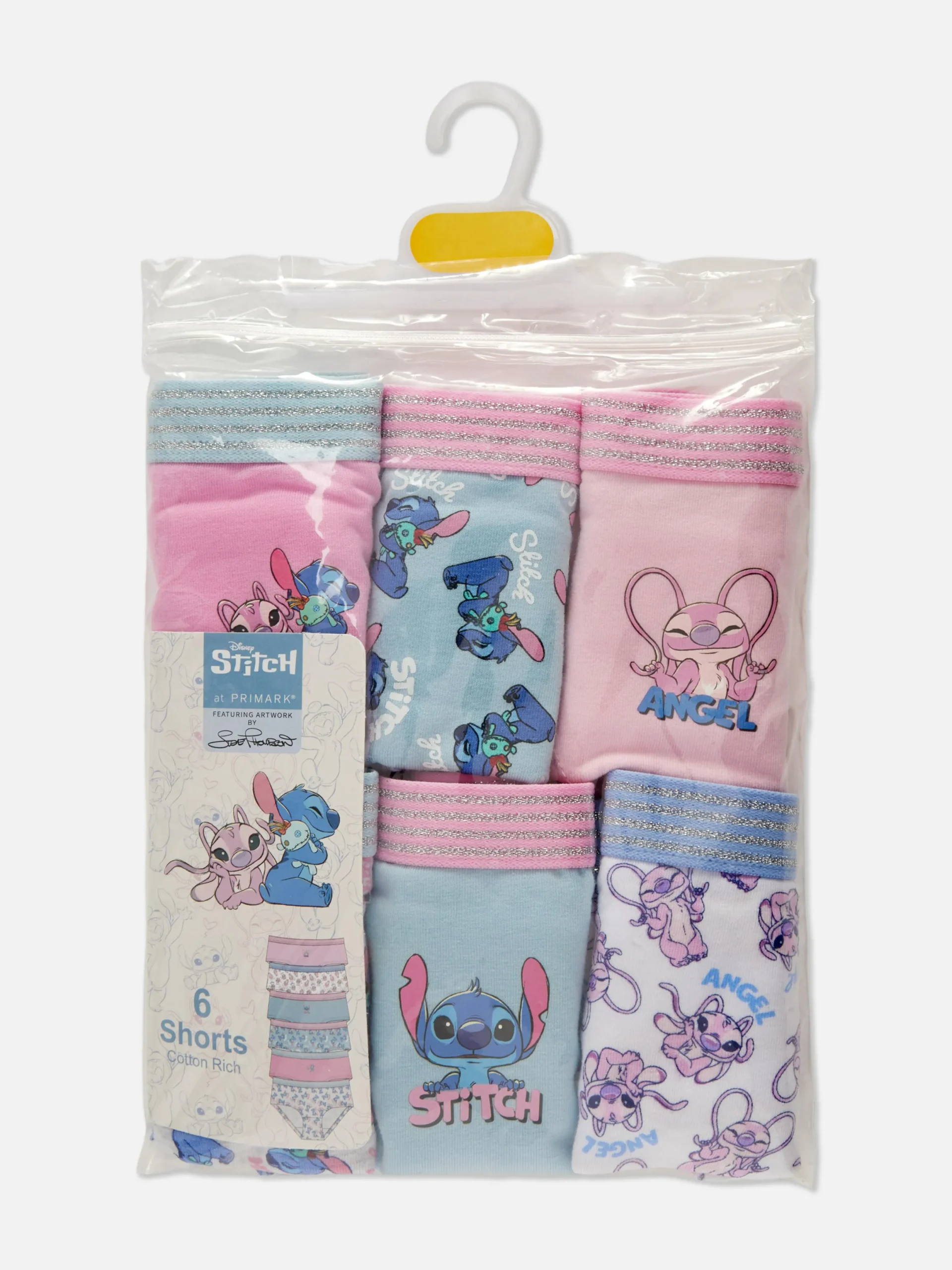 Lot De 6 Culottes Disney Stitch|Primark Clearance