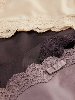 Lot De 3 Culottes En Microfibre Et En Dentelle|Primark Online