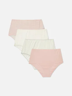 Lot De 4 Culottes Hautes Pour Tous Les Jours|Primark Hot