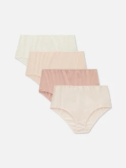 Lot De 4 Culottes Hautes Pour Tous Les Jours|Primark Online
