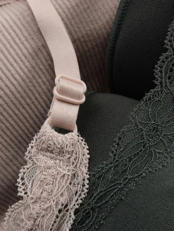 Lot De 2 Débardeurs Courts à Finitions En Dentelle|Primark