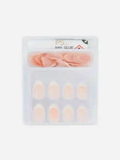 Lot De 36 Faux Ongles Glossy En Amande PS...|Primark Online