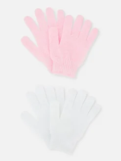Lot De 2 Gants Exfoliants|Primark Outlet