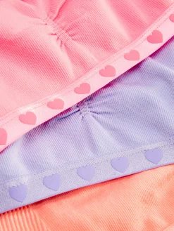 Lot De 3 Hauts Courts Sans Coutures à Cœurs|Primark Online