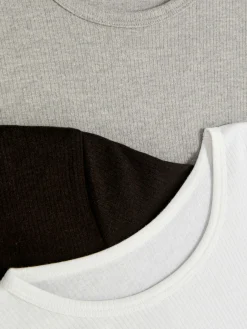 Lot De 3 Hauts Thermiques à Manches Courtes|Primark Outlet