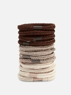 Lot De 12 élastiques épais Pour Cheveux|Primark Outlet