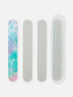 Lot De 4 Limes à Ongles Et étuis|Primark Best