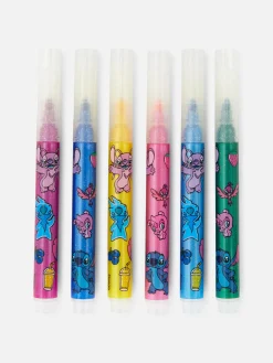 Lot De 6 Marqueurs à Paillettes Disney Lilo & Stitch|Primark Outlet