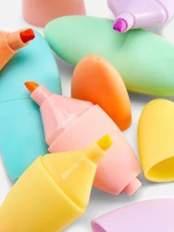 Lot De 6 Mini Surligneurs|Primark New