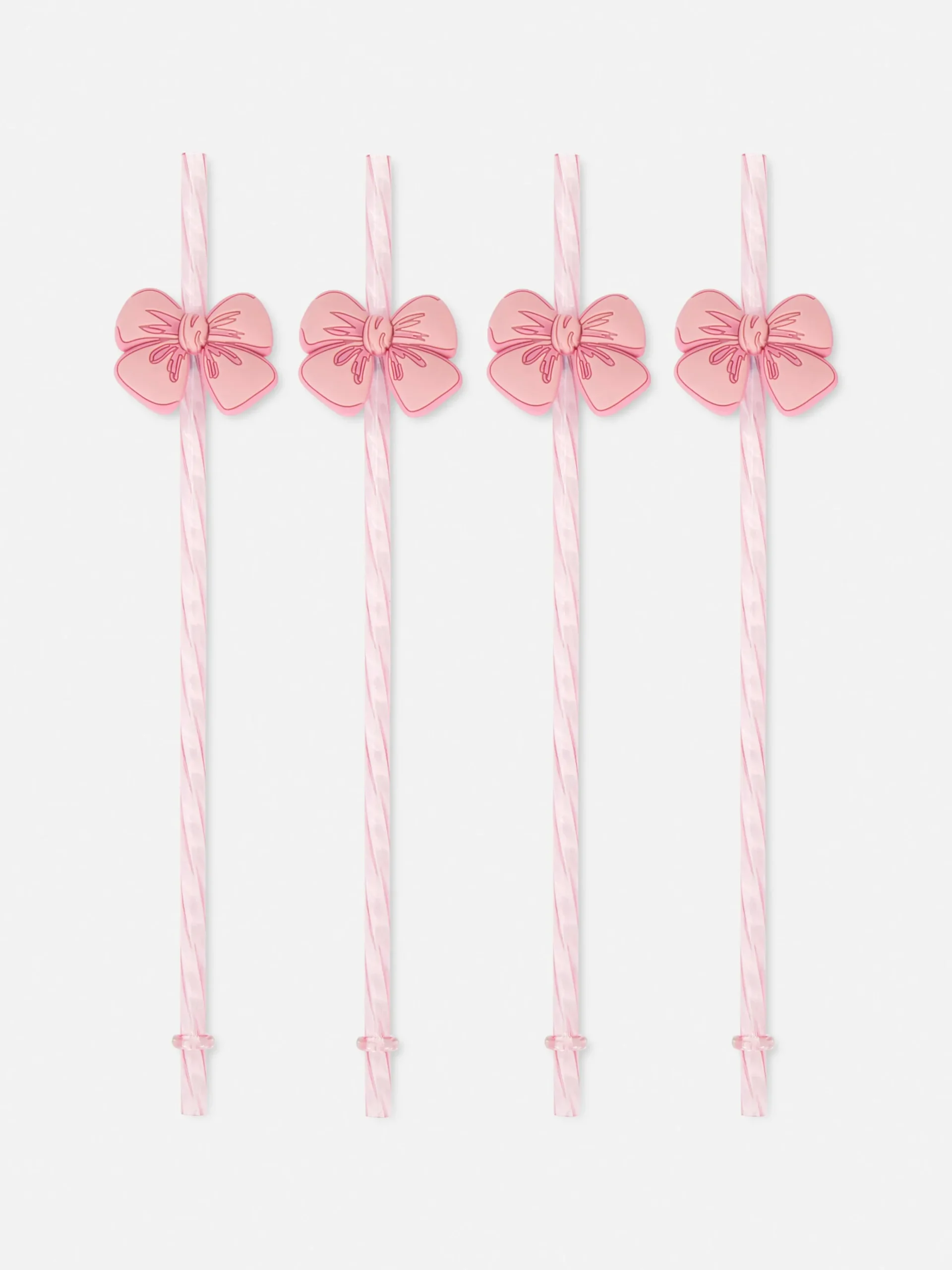 Lot De 4 Pailles Torsadées à Nœud|Primark New