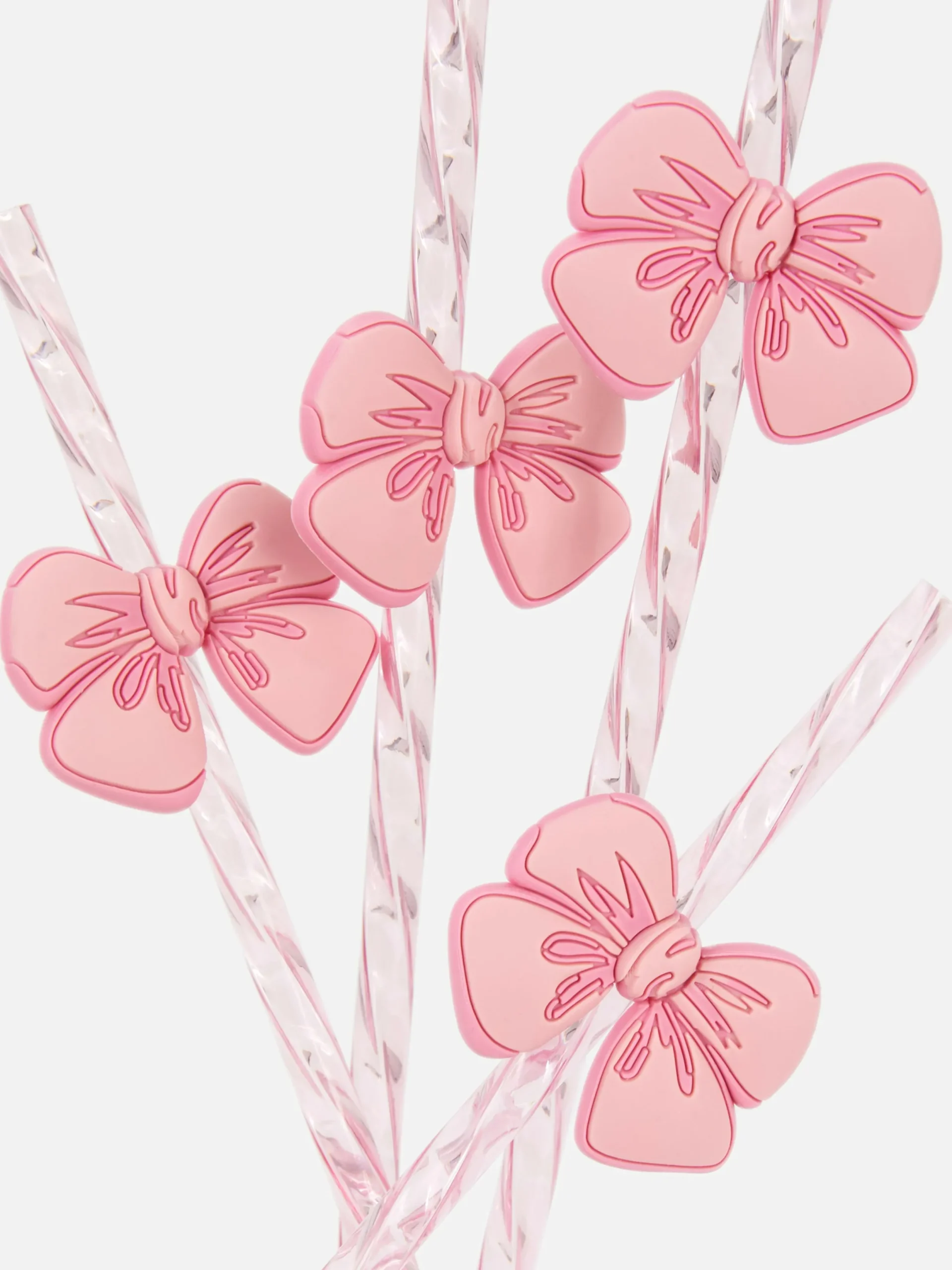 Lot De 4 Pailles Torsadées à Nœud|Primark New