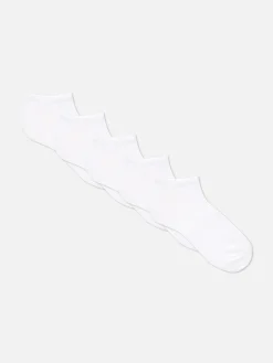 Lot De 5 Paires De Chaussettes Pour Baskets|Primark New