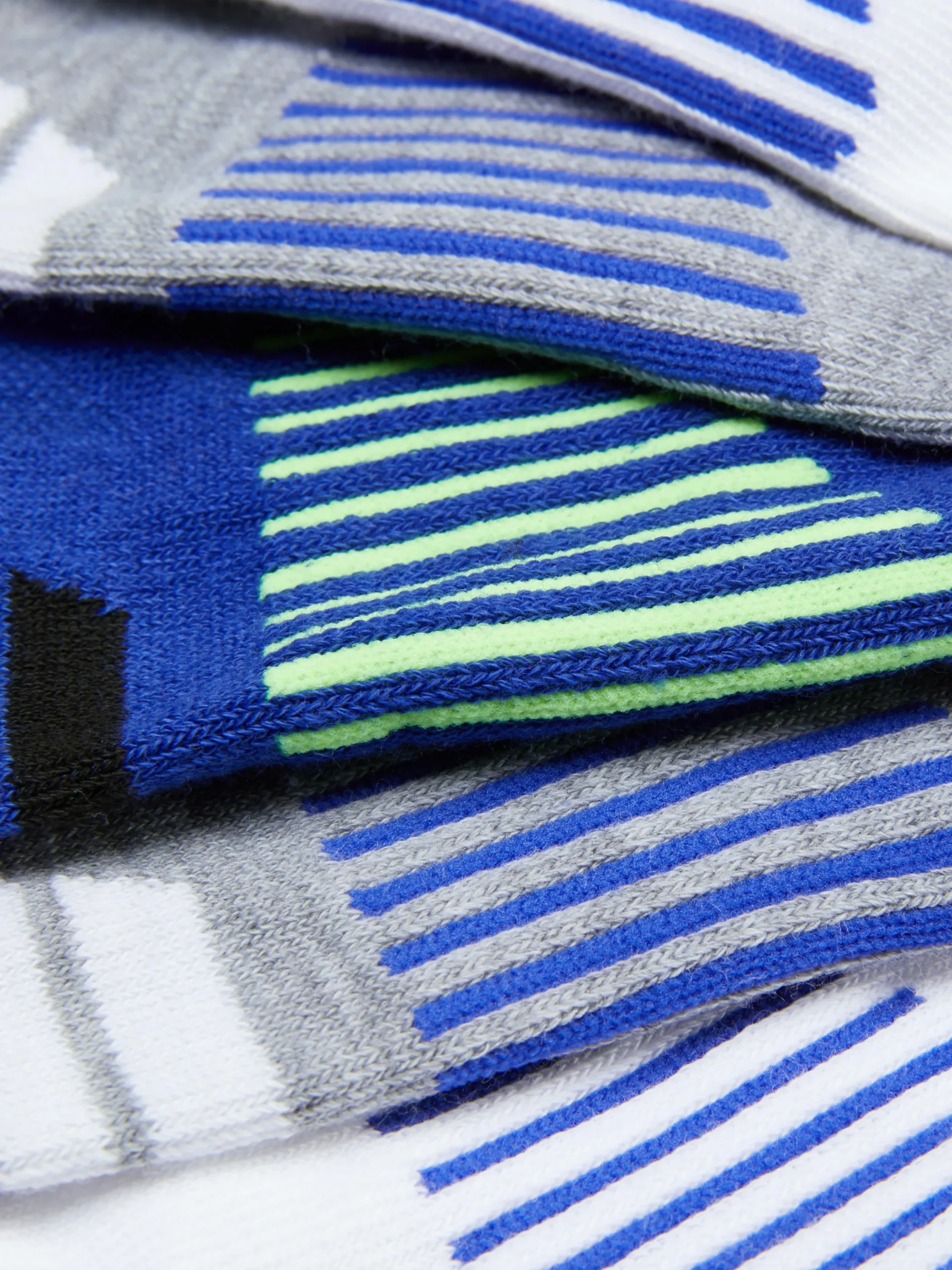 Lot De 5 Paires De Chaussettes De Sport à Rayures|Primark Clearance