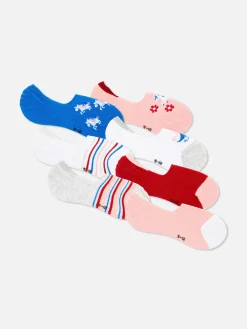 Lot De 7 Paires De Chaussettes Pour Baskets Licorne|Primark Outlet