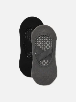 Lot De 2 Paires De Chaussettes De Yoga|Primark Discount