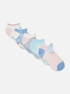 Lot De 5 Paires De Chaussettes Pour Baskets Variées|Primark Clearance