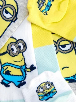 Lot De 3 Paires De Chaussettes Pour Baskets Minions|Primark Online