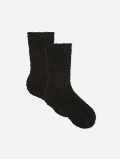 Lot De 2 Paires De Chaussettes En Bouclé Duveteux|Primark New