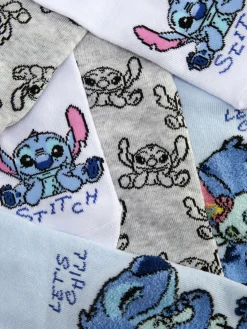 Lot De 3 Paires De Chaussettes Disney Stitch|Primark Clearance