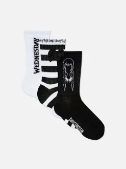 Lot De 3 Paires De Chaussettes Mercredi Addams|Primark Hot