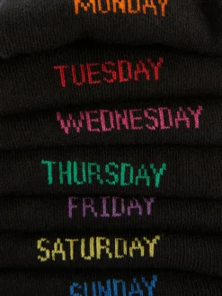 Lot De 7 Paires De Chaussettes Jours De La Semaine|Primark