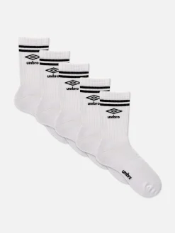 Lot De 5 Paires De Chaussettes De Sport Umbro|Primark New