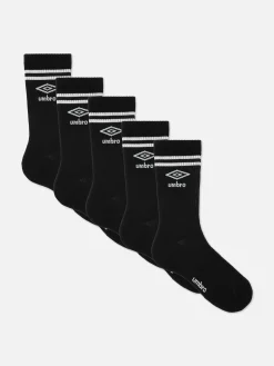 Lot De 5 Paires De Chaussettes De Sport Umbro|Primark Discount