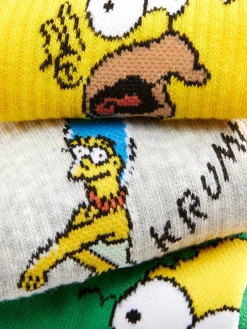 Lot De 3 Paires De Chaussettes Les Simpson|Primark New