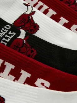 Lot De 3 Paires De Chaussettes NBA Chicago Bulls|Primark Discount