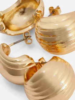 Lot De 2 Paires De Créoles à Coquillages Rita Ora|Primark Discount