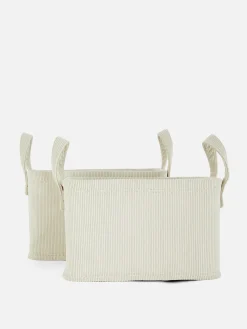 Lot De 2 Paniers De Rangement Gigognes|Primark New