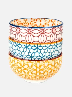 Lot De 3 Petits Bols à Motif Mosaïque|Primark Clearance