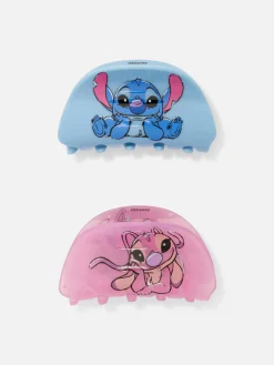Lot De 2 Pinces à Cheveux Disney Lilo & Stitch|Primark Clearance