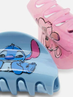 Lot De 2 Pinces à Cheveux Disney Lilo & Stitch|Primark Clearance